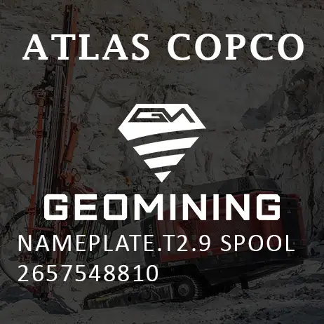 2657548810 ТАБЛИЧКА  КАТУШКА T2 9 Atlas Copco / Epiroc