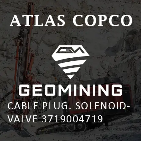 3719004719 КАБЕЛЬНЫЙ ШТЕКЕР  ЭЛЕКТРОМАГНИТНЫЙ КЛАПАН Atlas Copco / Epiroc