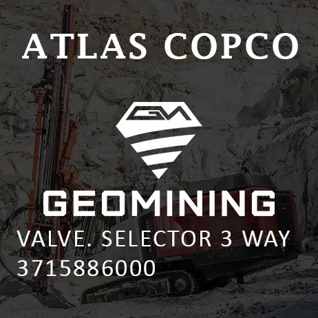 3715886000 КЛАПАН  СЕЛЕКТОРНЫЙ 3-Х ХОДОВОЙ Atlas Copco / Epiroc