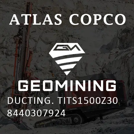 8440307924 ВОЗДУХОВОД  TITS1500Z30 Atlas Copco / Epiroc