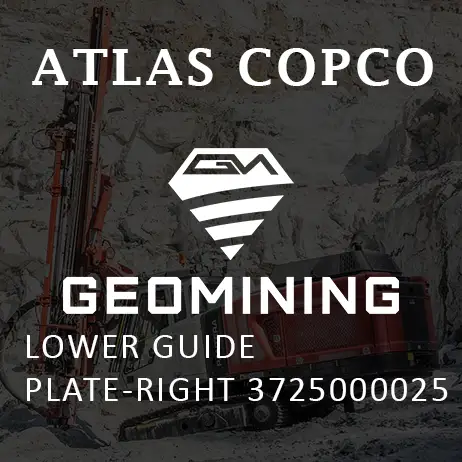 3725000025 НИЖНЯЯ НАПРАВЛЯЮЩАЯ ПЛАСТИНА-ПРАВАЯ Atlas Copco / Epiroc