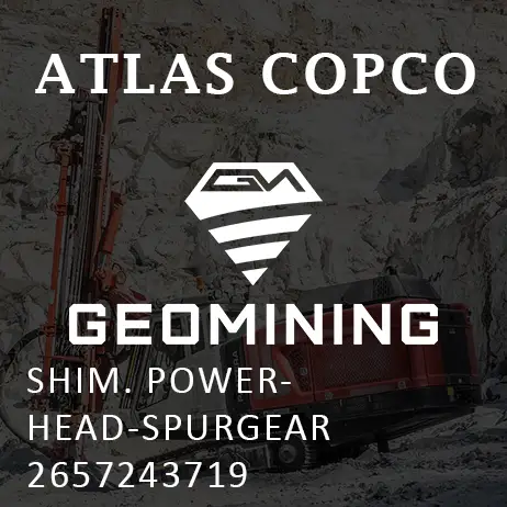 2657243719 ПРОКЛАДКА  ГОЛОВКА ПИТАНИЯ-ЦЕПНОЕ ЗУБЧАТОЕ КОЛЕСО Atlas Copco / Epiroc
