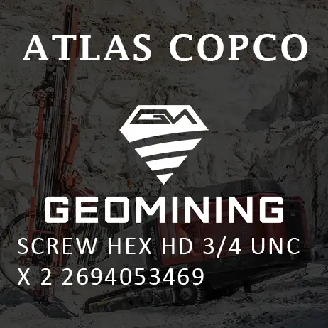 2694053469 ВИНТ С ШЕСТИГРАННОЙ ГОЛОВОЙ ГОЛОВКОЙ 3/4 UNC X 2 Atlas Copco / Epiroc