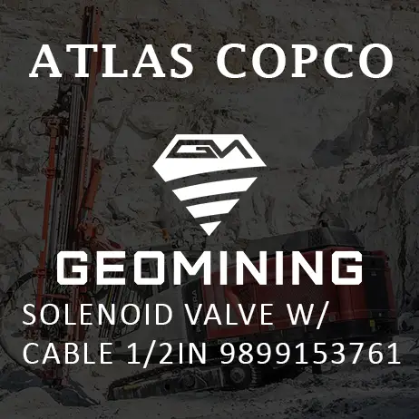 9899153761 ЭЛЕКТРОМАГНИТНЫЙ КЛАПАН С КАБЕЛЕМ 1/2 ДЮЙМА Atlas Copco / Epiroc