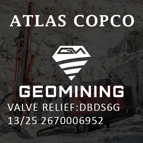 2670006952 КЛАПАН ПРЕДОХРАНИТЕЛЬНЫЙ:DBDS6G 13/25 Atlas Copco / Epiroc