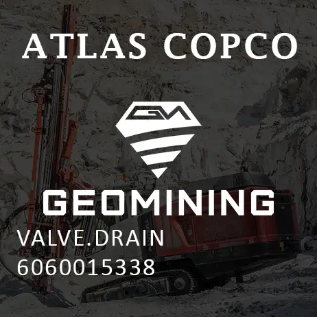 6060015338 КЛАПАН СЛИВНОЙ Atlas Copco / Epiroc
