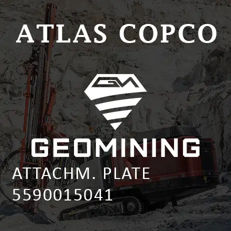 5590015041 ПРИКРЕПЛЯЕМАЯ ПЛАСТИНА Atlas Copco / Epiroc