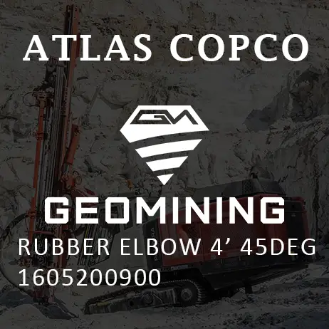 1605200900 РЕЗИНОВЫЙ КОЛЕНО 4' 45 ГРАДУСОВ Atlas Copco / Epiroc