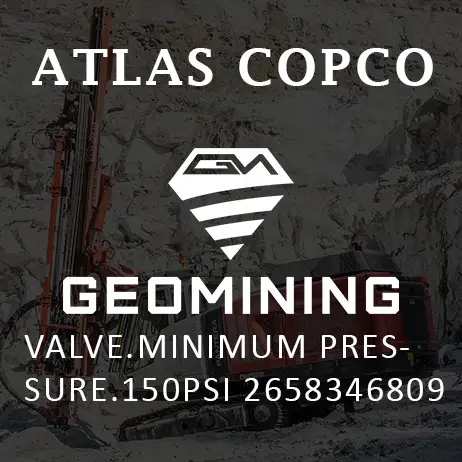 2658346809 КЛАПАН  МИНИМАЛЬНОЕ ДАВЛЕНИЕ  150PSI Atlas Copco / Epiroc