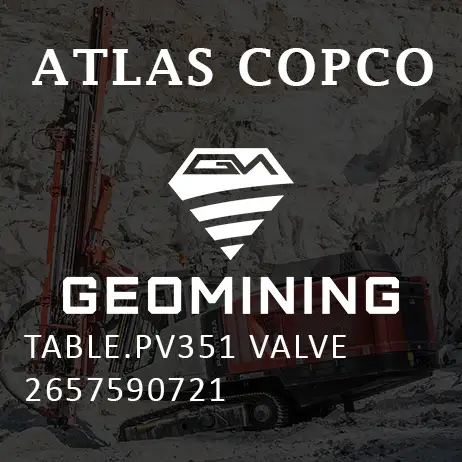 2657590721 ТАБЛИЦА  КЛАПАН PV351 Atlas Copco / Epiroc
