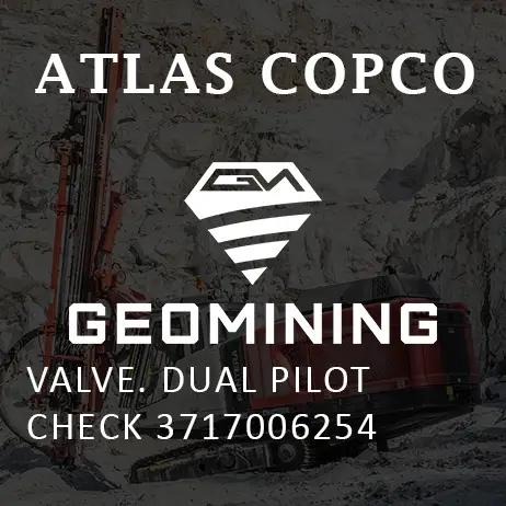 3717006254 КЛАПАН  ДВОЙНОЙ КОНТРОЛЬНЫЙ Atlas Copco / Epiroc