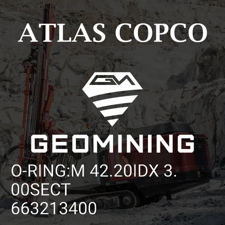 663213400 УПЛОТНИТЕЛЬНОЕ КОЛЬЦО:M 42.20IDX 3.00SECT Atlas Copco / Epiroc